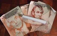 Lot of 8 1980s Vintage INTERSIL microprocessors Computer Store Dealer Posters