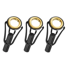 4mm Tube Dia Fishing Rod Tips Repair Kit, 3pcs Stainless Steel Ring Guide