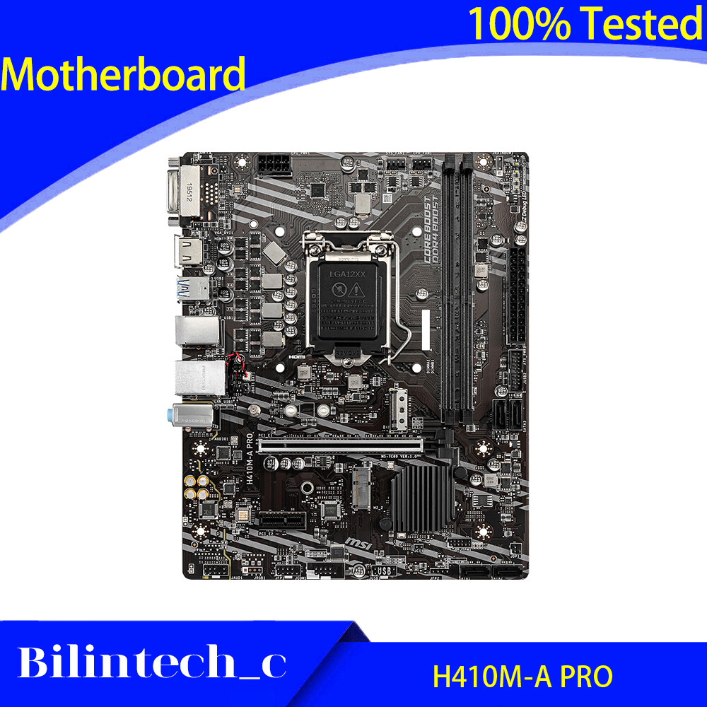 FOR MSI H410M-A PRO Motherboard Support 10400/10400F/10500 DDR4
