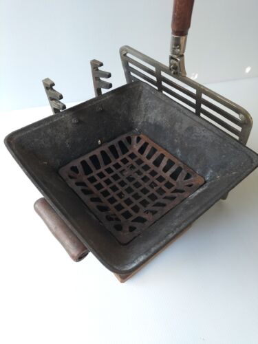 Vintage Hibachi Genuine Vintage Japanese Cast Iron Coal Hibachi Grill Cooker -AF - Bild 10 von 12