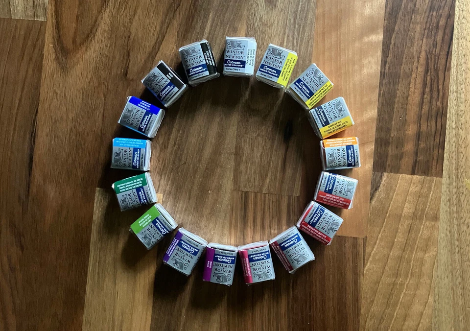 Winsor & Newton Cotman Watercolour Paint Half Pan Refill Multi Colour