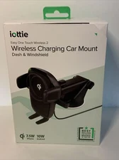 iottie ONE TOUCH WIRELESS Charging Car Mount (Dash & Windshield) BRAND NEW