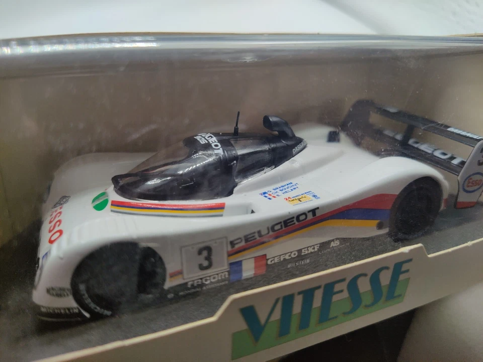 Triple Peugeot 905 Vitesse 1993 24 Heures Du Mans 1/43 nuevo en caja Foto 3 de 4