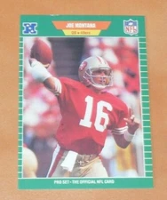 1989 PRO SET  # 381 JOE MONTANA    PACK FRESH   FREE SHIPPING