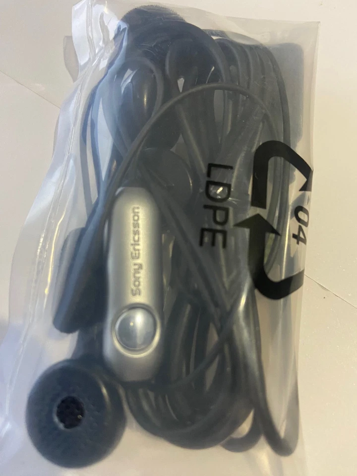 Ericsson, Sony Ericsson HPM-62 Stereo PHF Headset, x2 Earpiece Grey Original OEM - Image 3 of 4