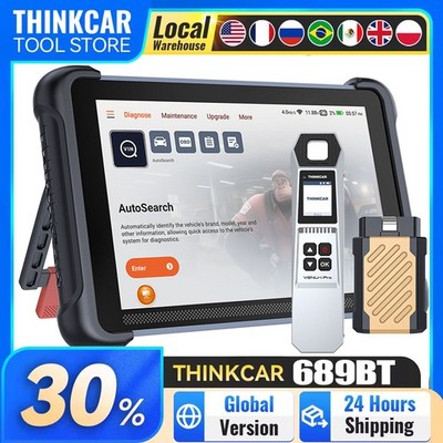 ThinkScan 689BT Full System OBD2 Scanner Car Diagnostic TPMS Sensors Programming