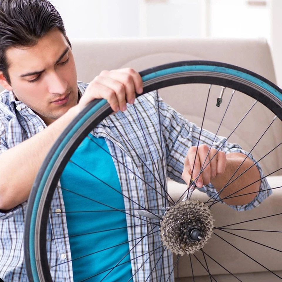 Adaptador de manguera de inflador de neumáticos convertidor de válvula de neumático de bicicleta tapas de herramientas elegantes Foto 2 de 4