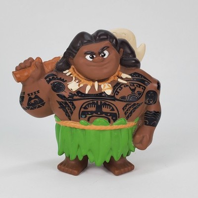 Disney Moana Maui Demigod Action Figure with Fishhook 5 Inch Toy Tattoos