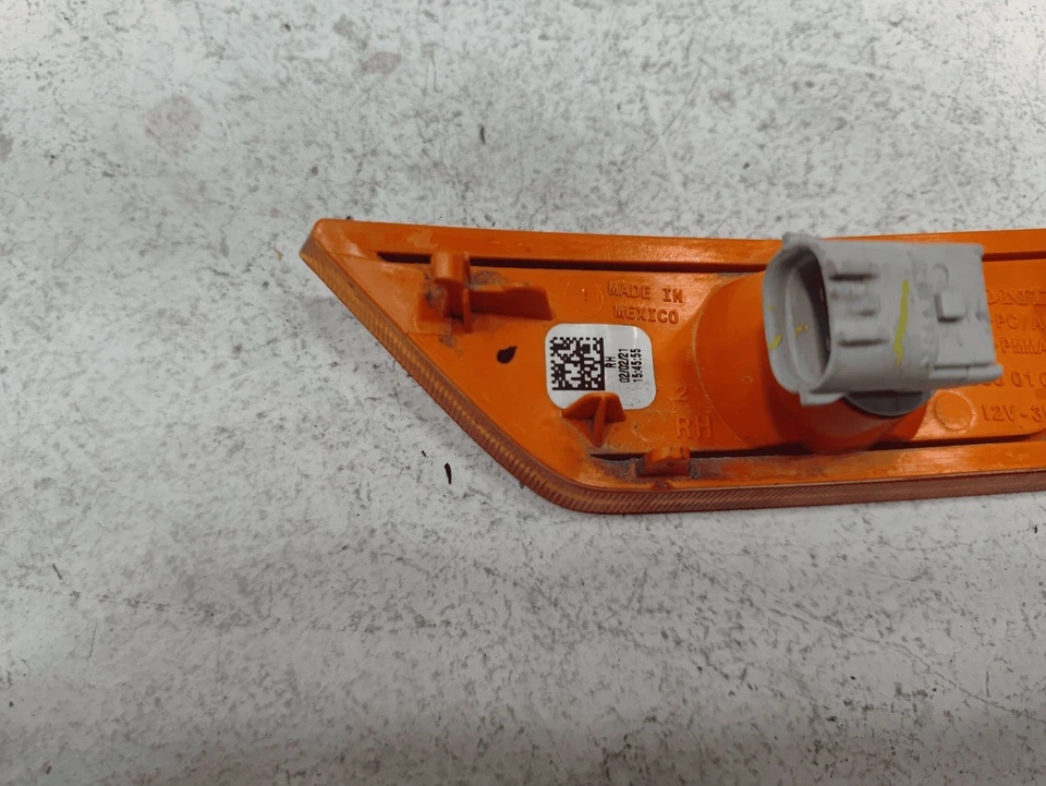 HONDA CIVIC 2016-2021 DELANTERO DERECHO PASAJERO GUARDABARROS MARCADOR LUZ LÁMPARA OEM Foto 4 de 4