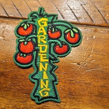 Embroidered Patch Gardening iron on Apparel, Crafts, Jeans, Jackets