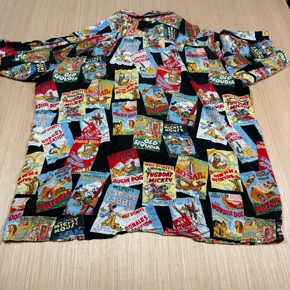 Vintage Reyn Spooner Mickey Mouse Disney Pluto Donald Duck Hawaiian Shirt XXL - Image 4 of 4