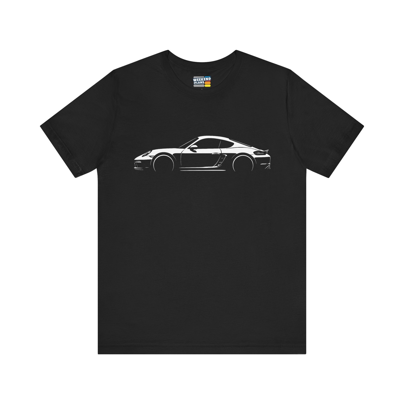 718 Porsche Cayman Silhouette Shirt : 982 Base / S (2017 to 2025)