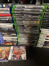 video game lot huge Over 100 XBOX + XBOX 360 + PS4 + PS3 + XB1 ALL GAMES TESTED