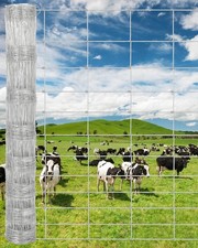 50m x 6ft Tall Stock Fence Garden Sheep Fencing Galvanised Net Mesh