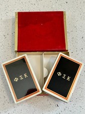 Greek Phi Sigma Kappa Fraternity Member Double Deck Playing Cards - 1 Sealed