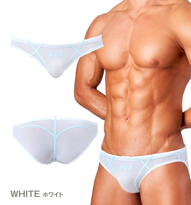 GX3 Sheer BIKINI SWIMWEAR  JAPAN SEXY Transparent SWIM BRIEF K2433