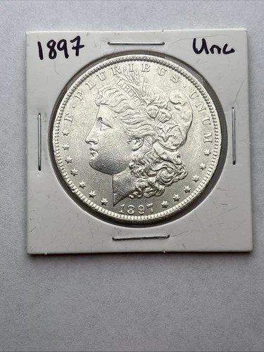 1897 $1 Morgan Silver Dollar UNC