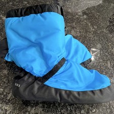 Bloch Irina  Max Women's Blue Bootie Slippers XL Nylon Insulated Winter