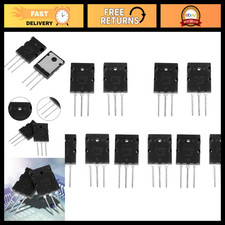 High Power PNP Transistor 2SC5200 - Matched Silicon for Audio Amplifiers, 10 Pcs