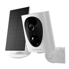 Wireless Solar Security Camera Outdoor, 2K Starlight Color Night Vision, PIR ...