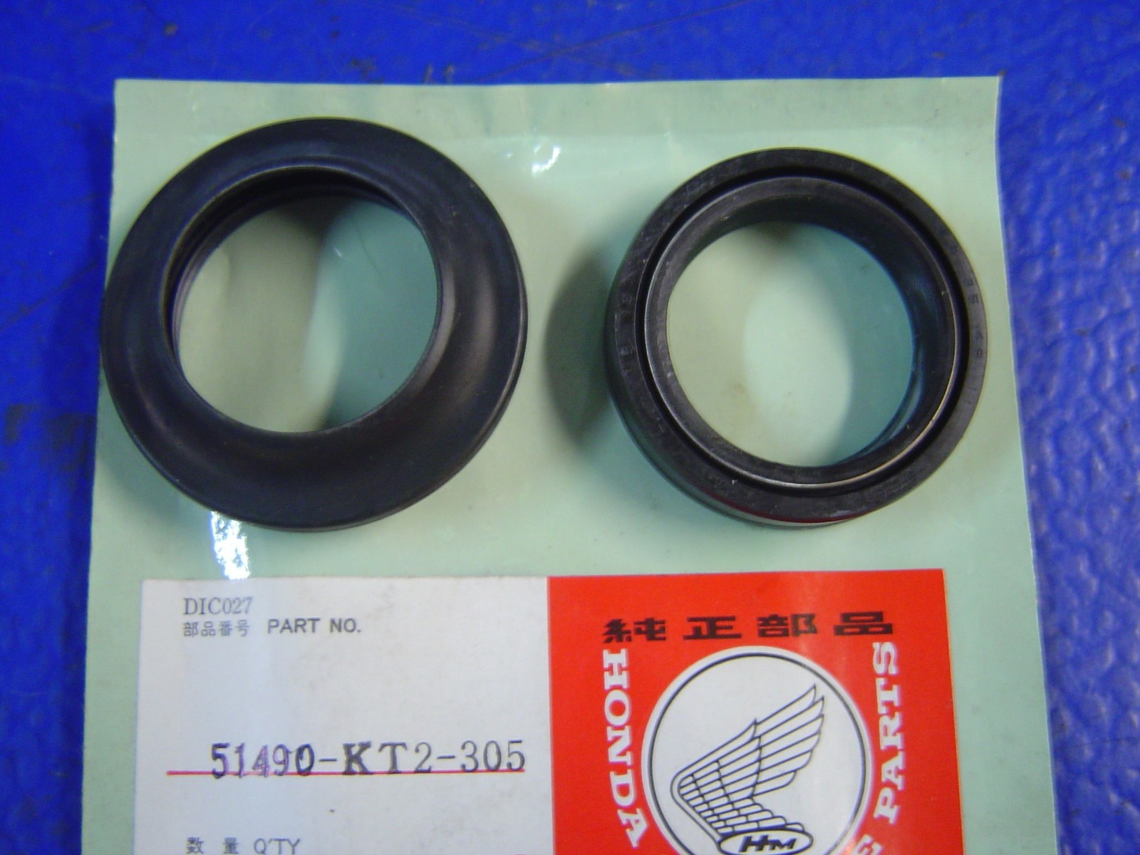 Kit joint spi et cache-poussière CR80 pour réparer une fuite de fourche 87-91