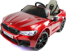 BMW M5, M-Power, 12V-14ah, Kinderauto Kinderfahrzeug Kinder Elektroauto Rot