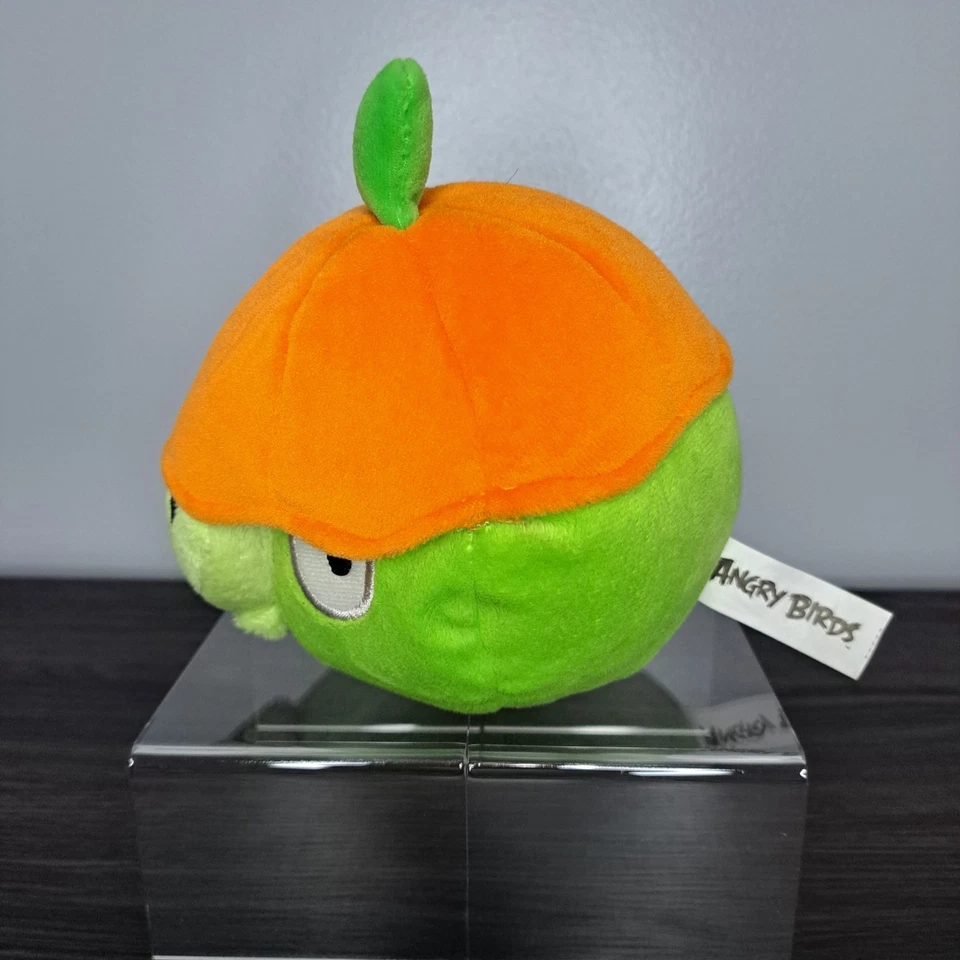 Peluche Angry Birds Seasons Pumpkin Pig Halloween ¡Raro! 5,75" CWT G11 HK-98 Foto 3 de 4