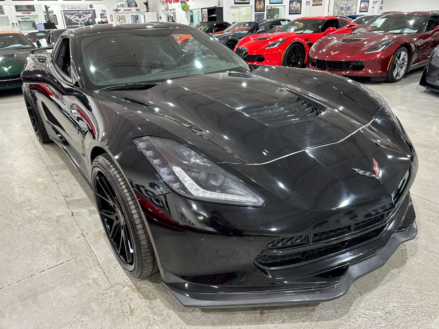 2017 [GBA] Black Chevrolet Corvette   | C7 Corvette Photo 7
