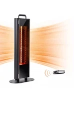EAST OAK 1500W Patio Heater, Table Side Portable Electric Heater with