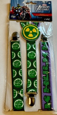 Hulk Suspenders Marvel Avengers Assemble Amscan Adult Novelty Costume Accessory