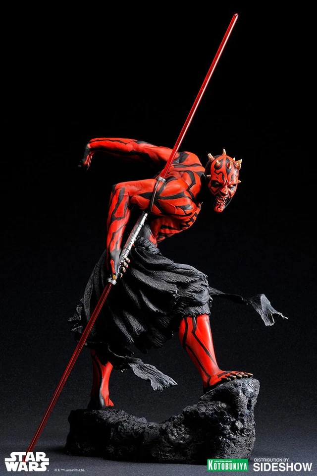 KOTOBUKIYA ARTFX STAR WARS DARTH MAUL JAPANESE UKIYO-E STYLE 1/7 SCALE VINYL *US - Image 4 of 4