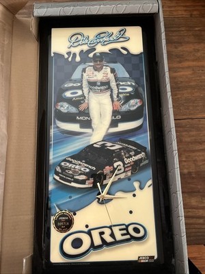 Dale Earnhardt Limited Edition Oreo Clock #005718 Of 20,000