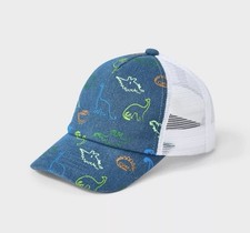 Cat  Jack Dinosaur Denim Baseball Hat Adjustable Snapback Trucker Mesh Cap OSFM