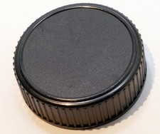 OM Black Rear Lens Cap for Olympus OM lenses manual focus
