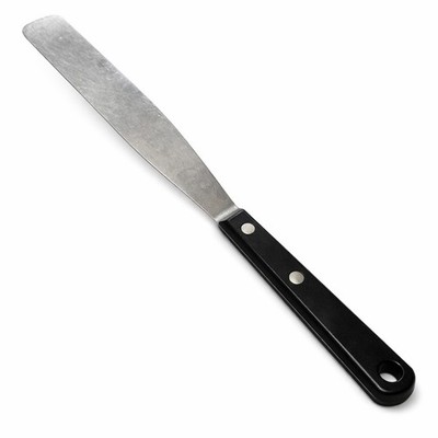 Flint Arrowhead Icing Spatula Vintage Stainless Steel Black Handle USA Cake Tool