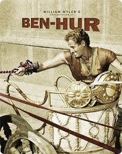 PRESALE: Ben-Hur 1959 4K UHD Steelbook Charlton Heston Artwork/Date 2/17/26