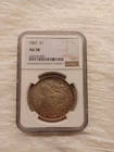 1887 Morgan Silver Dollar NGC AU58