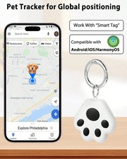 New Smart Pet GPS Tracker Tag Waterproof Dog Cat Collar Locator No Subscription