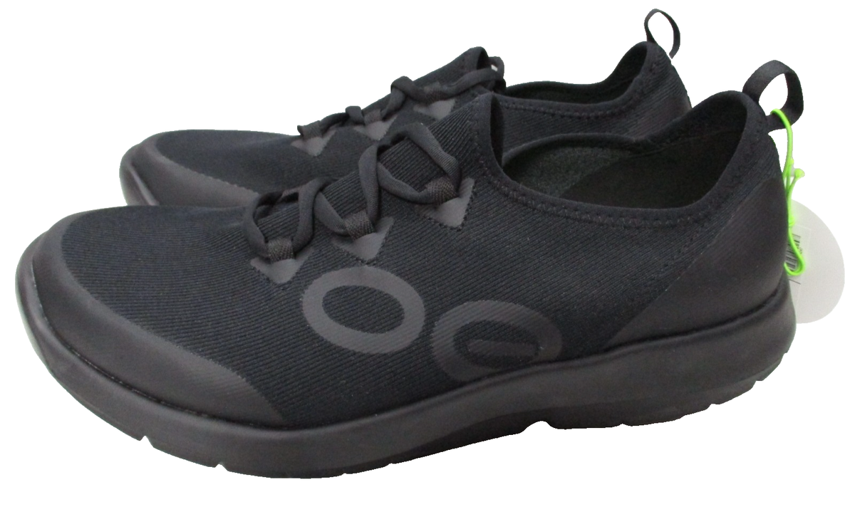 OOFOS OOMG Sport LS Black Shoes Lace Recovery Comfort Mens  display picture 1