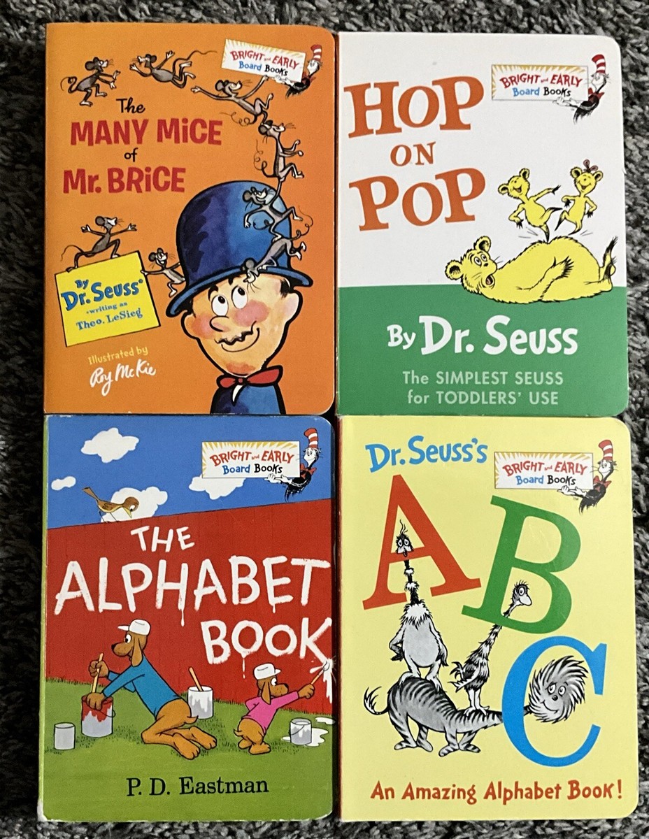 Dr Seuss Bright and Early Board Books Mixed Lot Of 4 | eBay