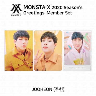 ミュージック MonstaX-2020 Season's Greetings MONSTA X 2020 Season's Greetings Calendar Card Photocard