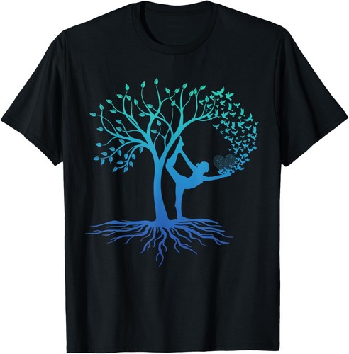 Yoga Woman With Tree Of Life Beautiful Yoga T-Shirt Hoodie