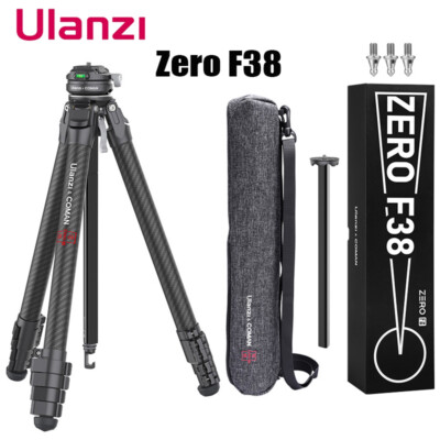 Ulanzi Zero F38 Carbon Fiber Outdoor Travel Tripod Quick Release Tripod Ballhead