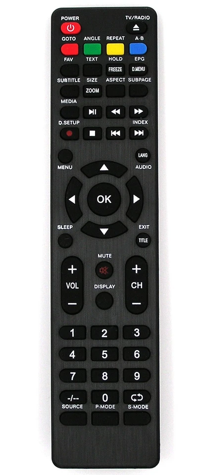 Ersatz Fernbedienung passend für JTC RC159 / RC-159 ( für JAY-Tech TV )