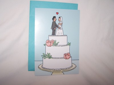 Hallmark Expressions Wedding Greeting Card & Envelope ~ Get Your Hands On
