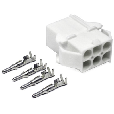 HF Amateur Two-Way Radio 6-pin DC Power Connector Chassis Mounting