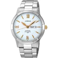 J. Springs by Seiko Instruments Inc. Day Date Mens Watch Sapphire Crystal BBJ014