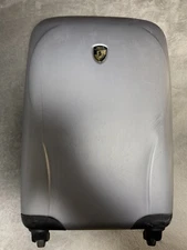 Nice Heys 21” Hardside Spinner Luggage Silver 4 Spinner Polycarbonate Made in US