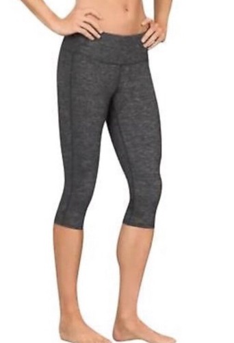 Athleta Chaturanga Crop Capri Leggings Heathered Grey Small S Tight Fit  Yoga | eBay