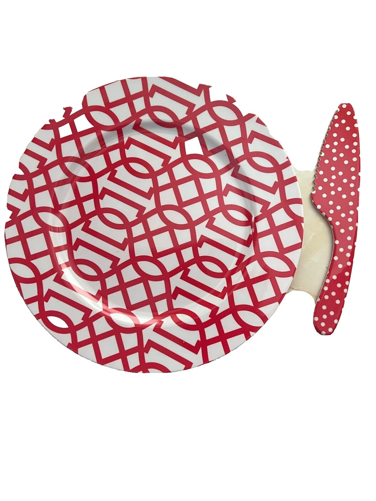 Polka Dot Vajilla de melamina BLANCA & serveware